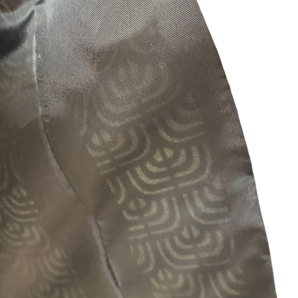 Kasper Womens Black & White‎ Patterned Open-Front Blazer Jacket Size 6 NWT